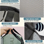 Collapsible Mesh Pop Up Laundry Hamper 2Pack Foldable Laundry Basket - Image 7
