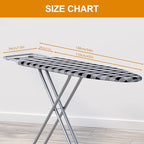 Ironing Board 13" X 43" W/Extra Thick Heavy Duty Padded Cover, Height Adjustable - Image 3