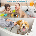 MFTEK Drain Hair Catcher Tub Drain Protector, Stainless Steel Bathtub Shower - Image 7