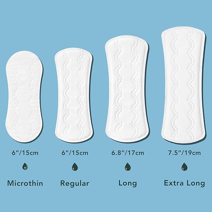 Rael Panty Liners for Women, Organic Cotton Cover - Image 6