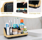 Gold Toothbrush Holders for Bathrooms Countertop Organizer - Image 4