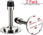 No Need to Drill/Screw in Wall Mounted Door Stopper, 3M Self Adhesive Tape - Image 3