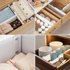 Drawer Dividers Dresser Drawer Organizer 3 Pack Adjustable Kitchen Drawers - Image 6