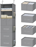 6-Shelves Hanging Closet Organizer by Bosuelife