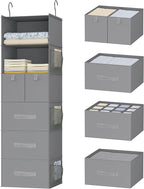 6-Shelves Hanging Closet Organizer by Bosuelife