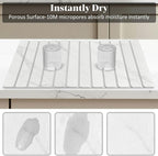 Large Stone Dish Drying Mats for Kitchen Counter, Eco-Friendly Absorbent - Image 2