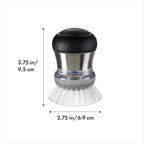 OXO Steel Soap Dispensing Palm Brush - Image 2