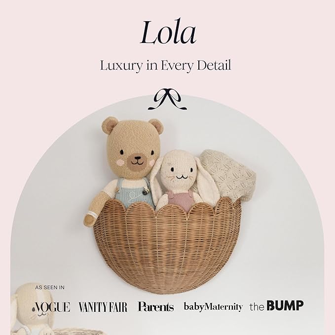 BEBE BASK Scalloped Wicker Hanging Basket - Image 2