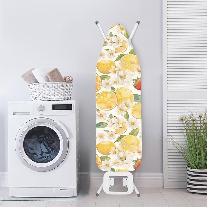 Cute Floral Lemon Ironing Board Cover and Pad Standard Ironing Board Cover - Image 3