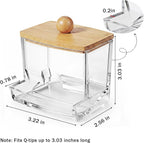 SheeChung 10Oz Acrylic Qtip Holder Dispenser - Image 7