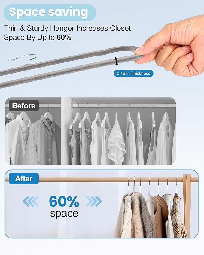 Velvet Hangers Non Slip - Image 2