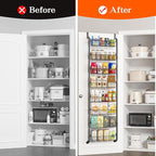 MIAOLI Over the Door Pantry Organizers and Storage, 8-Tier Spice Rack, Home & - Image 6