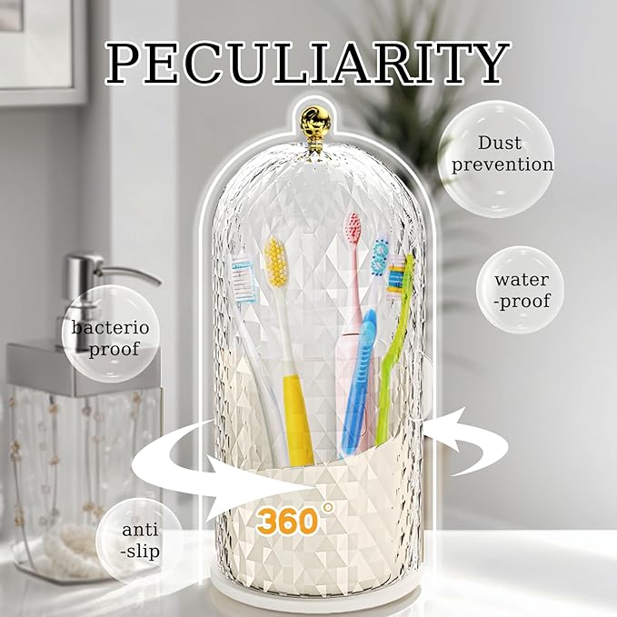 Multifunctional Rotating Toothbrush Holders - Image 5