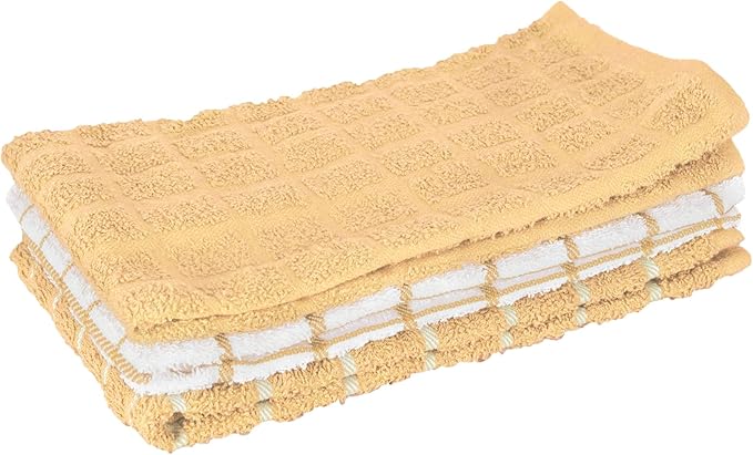 Ritz Premium 100% Cotton Terry Check Kitchen Dish Towels by Ritz+Foodservice