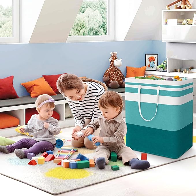 StorageRight Large Collapsible Laundry Basket Hamper - Image 7