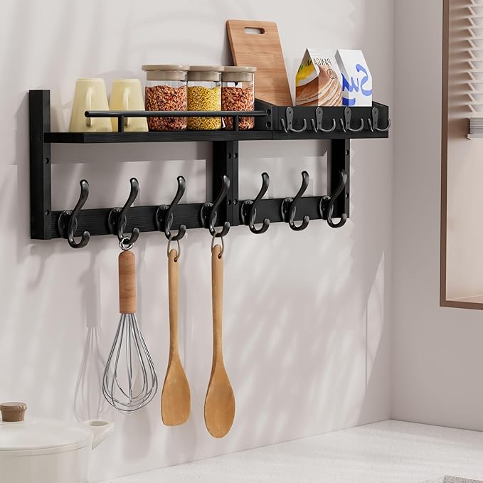 29 inch Coat Rack Wall Mount - Image 8