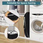 Laundry Basket with Handles 90L, Collapsible Laundry Baskets, Foldable Laundry - Image 3