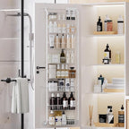 Delamu Over The Door Pantry Organizer, 8-Tier Metal Pantry Door Organization - Image 8
