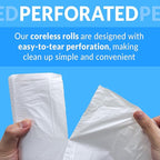Reli. 2-4 Gallon Trash Bags | 2000 Bags | Clear | Bathroom | Strong | Garbage - Image 5