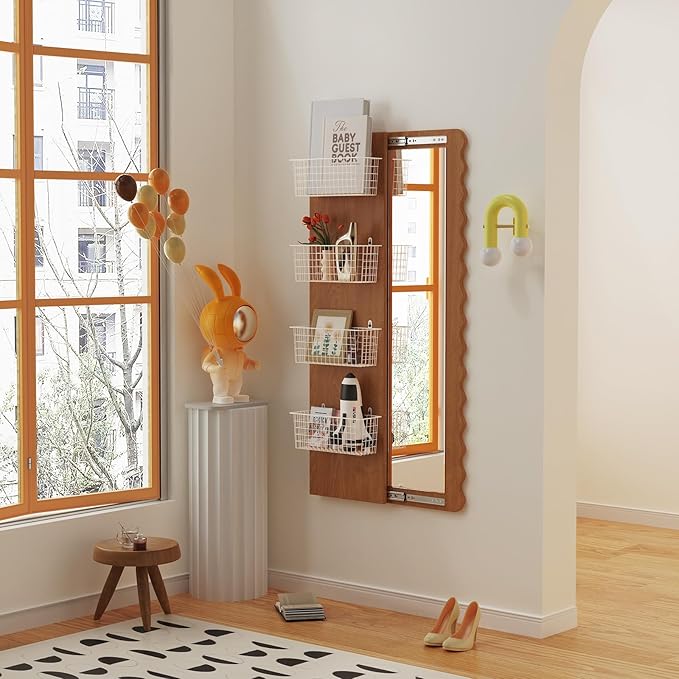 MaraFansie [Extra Large Wire Basket 2-Pack Hanging Wall Organizer Cabinet - Image 4