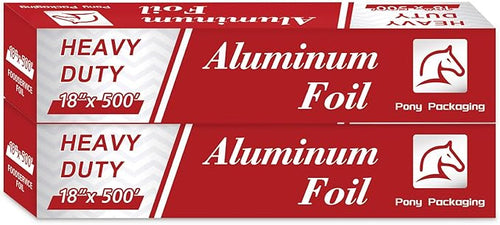 2 Count Heavy Duty Aluminum Foil Roll by PonyPackaging