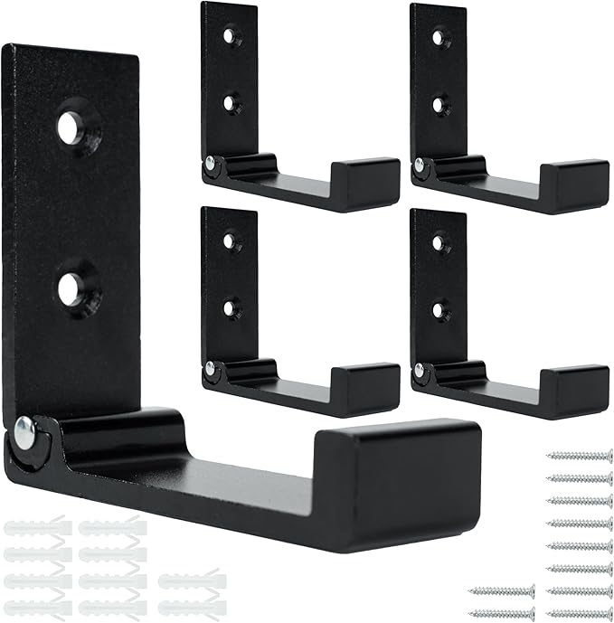 Aynoo Folding Coat Hooks, Metal Heavy Duty Coat Towel Hooks, Wall Mounted by Aynoo