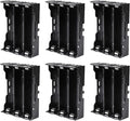 6pcs 18650 Battery Case Holder 3 Slots X 3.7V 18650 Battery Storage Box by Coliao