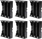 6pcs 18650 Battery Case Holder 3 Slots X 3.7V 18650 Battery Storage Box by Coliao