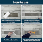 4 Inch x 33 FT Disposable Shower Drain Screen Self-Adhesive Stickers, - Image 4