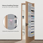 Univivi Door Hanging Organizer Nursery Closet Cabinet Baby Storage - Image 2