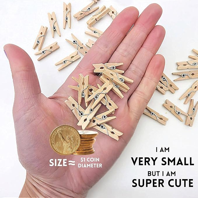Mini Clothespins, Mini Clothes Pins - Image 5