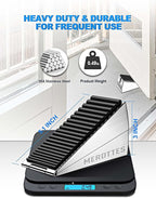 Upgrade 2-Pack Heavy Duty Door Stopper, 3 in Tall Spring Large Door Stops - Image 3