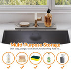 15.7 Inch Stone Faucet Mat for Kitchen Sink Splash Guard, Diatomite Sink - Image 5