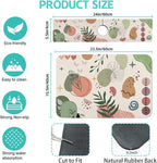 Dish Drying Mat for Kitchen Counter Matt, Super Absorbent Non-slip Rubber Backed - Image 2