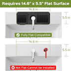 15 Inch Silicone Faucet Mat for Kitchen Sink Splash Guard – 2025 Upgraded - Image 4