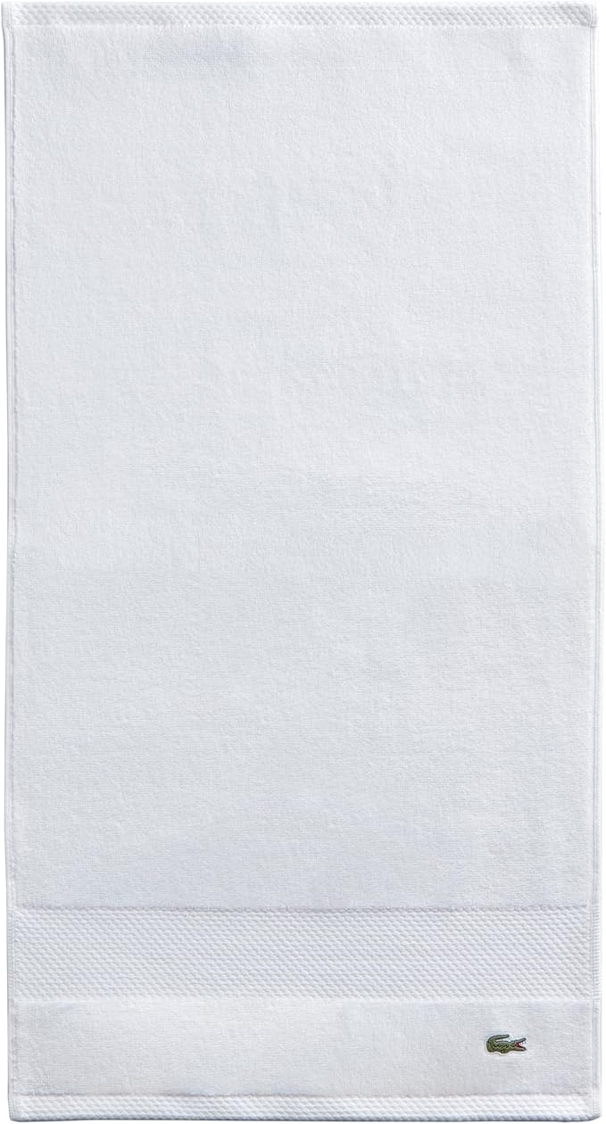 Lacoste Heritage 100% Supima Cotton Hand Towel, Premium Super Soft Bath Towel by LACOSTE