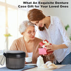 Denture Case, Leak Proof Denture Bath Cup - Image 6