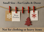 LWR CRAFTS Wooden Small Clothespins 1-7/8" 4.8cm 50 Pieces Per Pack - Image 9