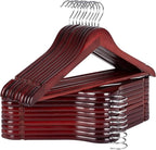 StorageWorks Wooden Hangers 20 Pack, Wood Coat Hangers by StorageWorks