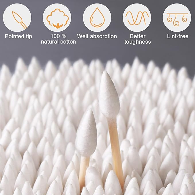 eyxformula 500 Count Pointed Tip Cotton Swabs - Image 2