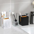 rejomiik Toothbrush Holders for Bathrooms Countertop, 3 Slots Electric Tooth - Image 5
