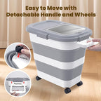 HOYTAMDA 25-35Lbs Rice Container, Collapsible Airtight Food Storage Containers - Image 3