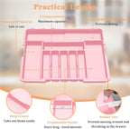 Silverware Organizer Expandable Kitchen Utensil Drawer Organizer Large BPA Free - Image 6