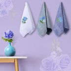 Blue Hydrangea Hand Towels Farmhouse Hydrangea Bathroom Decor 14x29 Inch - Image 4