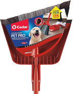 O-Cedar Pet Pro Broom with Step-On Dustpan | Remove 99% with One Sweep | by O-Cedar