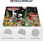 Red Mushroom Skull Dish Drying Mat 18x24 - Image 3