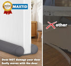 MAXTID Door Light Blocker 36“ Under Door Weather Stripping Room Essentials Grey - Image 9