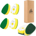 Dish wand Sponge Refills, 6 Sponges Replacement Heads DishWand Non Scratch by DYSFarm