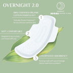 Organyc New and Improved 100% Certified Organic Cotton Inside and Out Overnight - Image 3