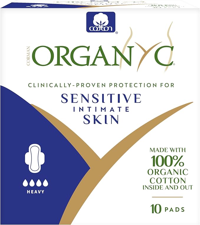 Organyc - 100% Certified Organic Cotton Feminine Pads - Heavy Flow by Organyc